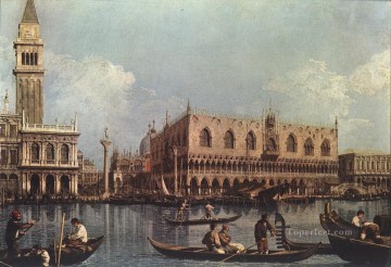 Canaletto Painting - Vista del Bacino di San Marco Canaletto de la Cuenca de San Marcos
